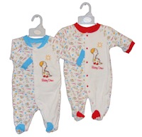 AV1614 Dino Cotton All in one (0-9 months)