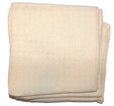 BO3791c bulk pack of muslin squares (Cream)