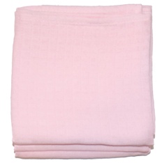 BO3791p triple pack of muslin squares (Pink)