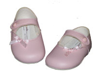 BP613 Pink Matte Polka Dot bow