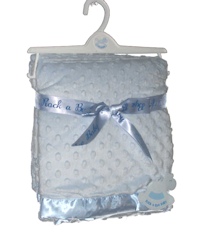 RB04S Sky Cot Bobble blanket