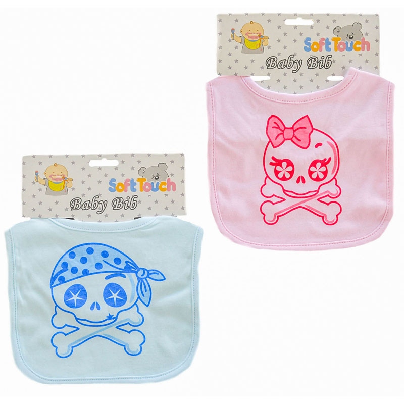 Soft Touch 5023797201233 ST4709 Pirate Baby Bib