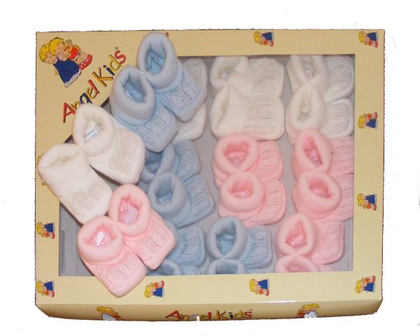 Angel Kids  5038579011184 AK1118 Knitted Booties