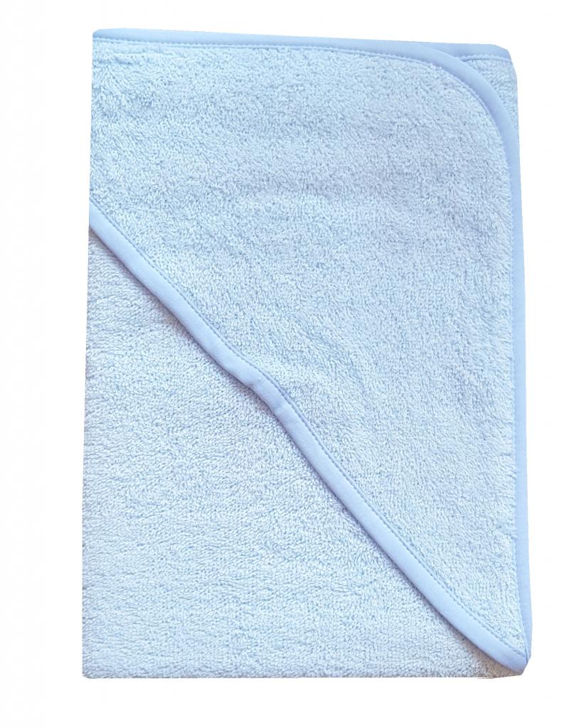 Angel Kids 1358 5038579013584 AK1358B Sky Blue Hooded Bath Robe