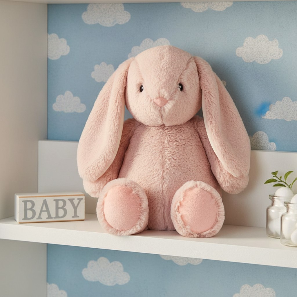 Aurora 23104 5034566231047 AU23104P 32cm Pink Dewey Rabbit (Ebba Eco Friendly Range)