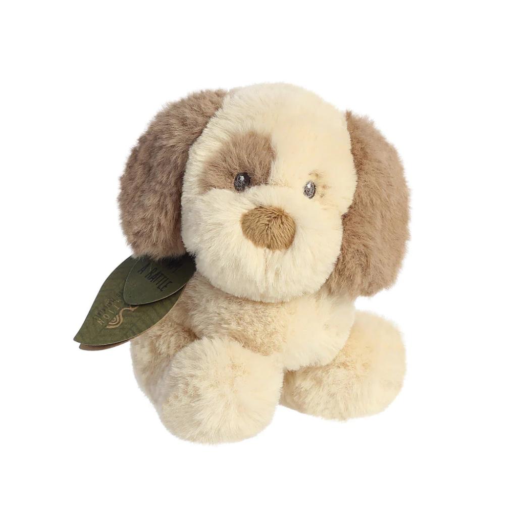 Aurora 23331  AU23331 13cm Toddy Dog Rattle (Ebba Eco Friendly Range)