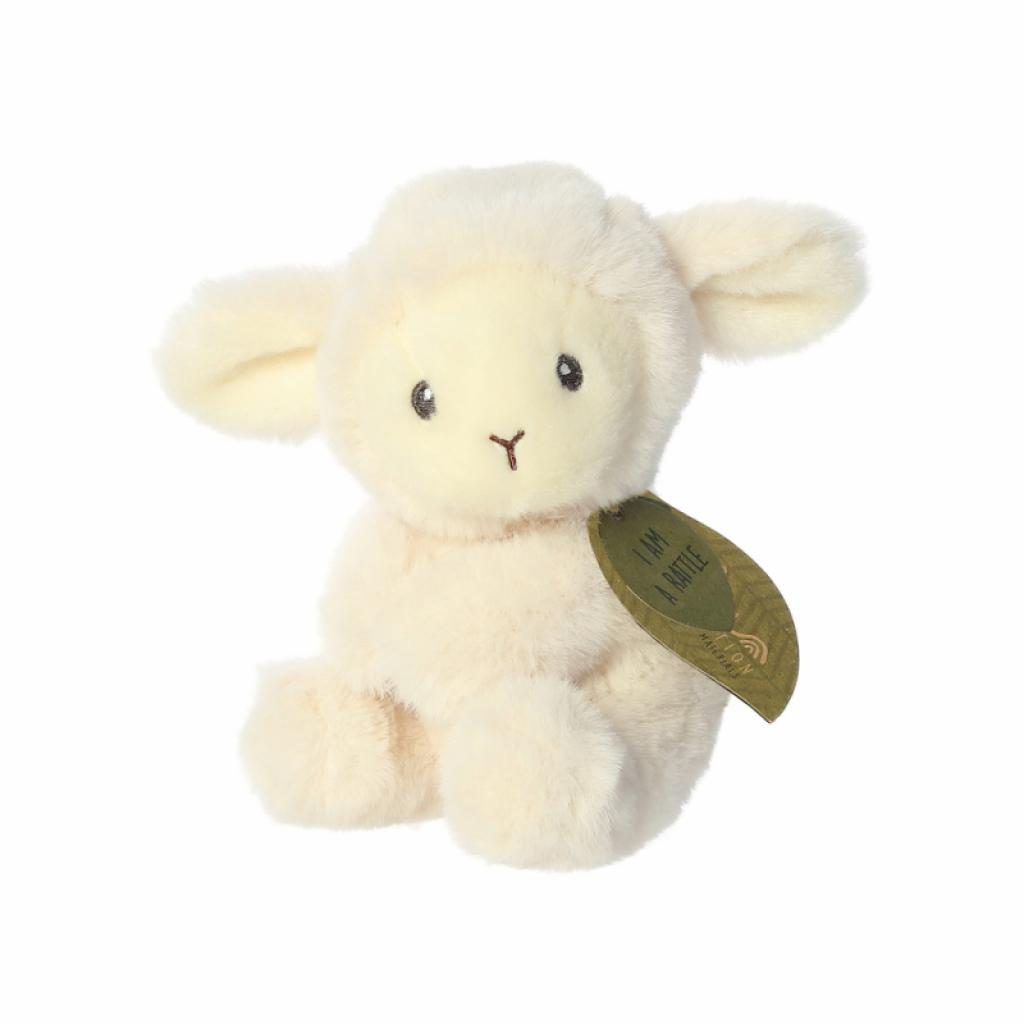 Aurora 23367 5034566233676 AU23367 15cm Laurin Lamb Rattle (Ebba Eco Friendly Range)