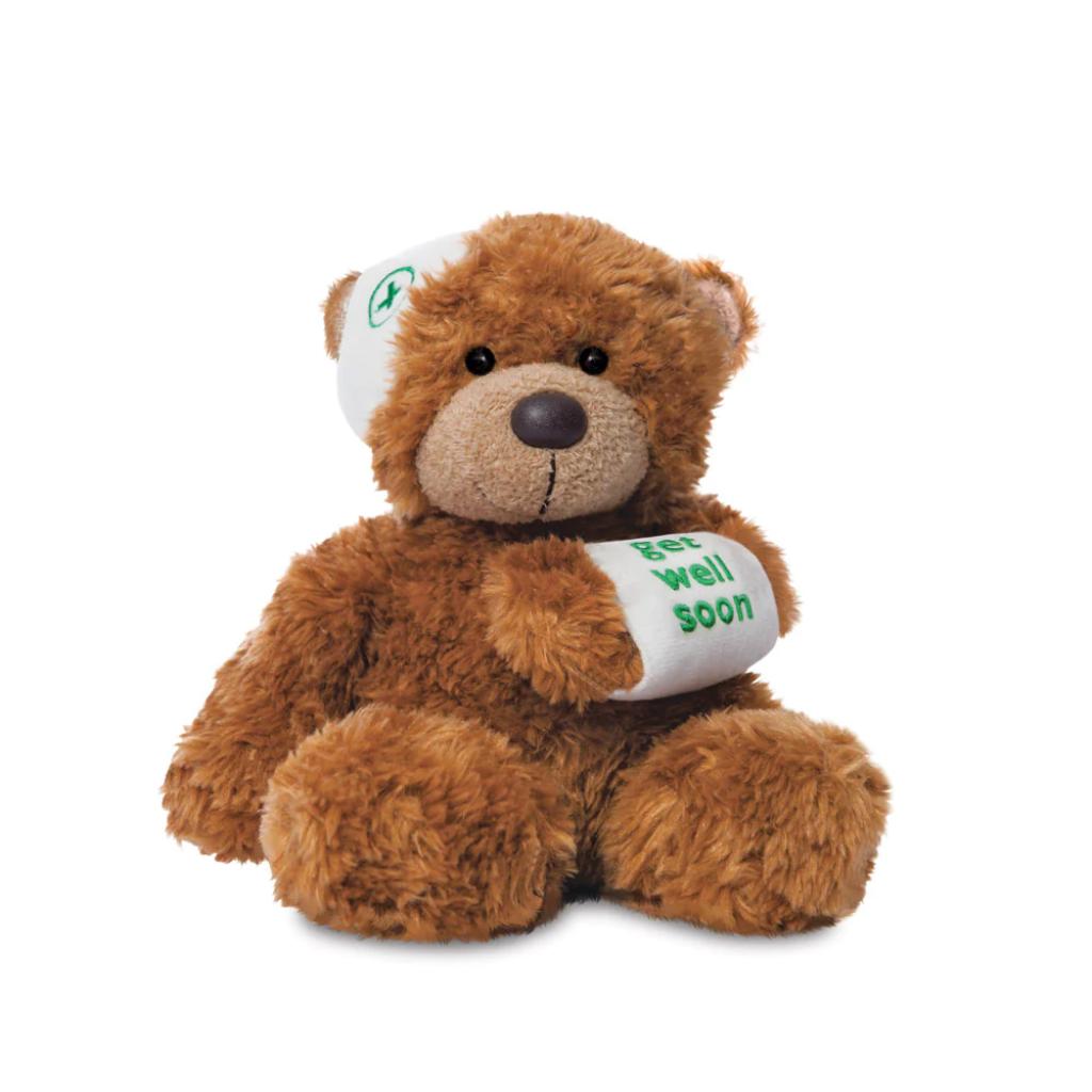 Aurora 60384  AU60384 23cm Bonnie "Get Well Soon" Bear