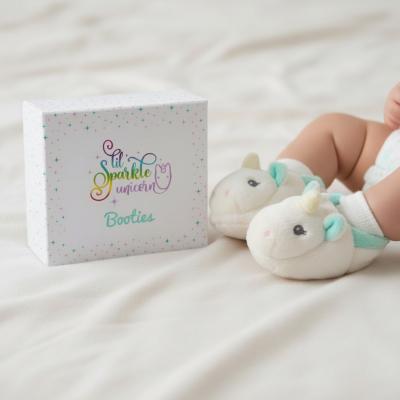 AU60968A  Gift Boxes Lil Sparkle Unicorn Booties 