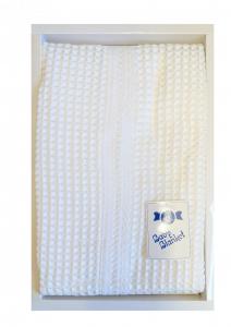 BOSSBaby  1025215487896 BB1025W White Boxed Shawl with border