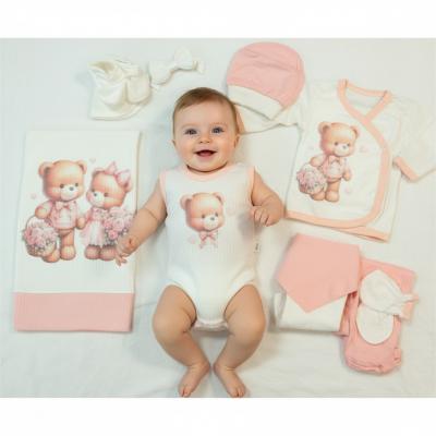 BBCC716 10 Piece boxed Gift Set "Teddies" (0-3 months)