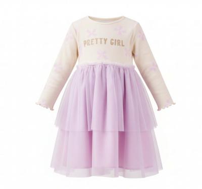 BK25515L  Lilac Bow Dress   (2-6 years)