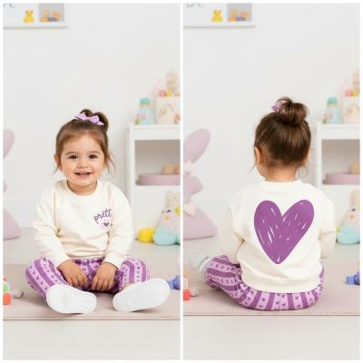 BK26214 Pretty Heart Top & Bottoms (9-24 months)