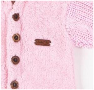 Babymy  * BM4060-Ppp Sherpa and Knit Outfit ( 6-12 months)