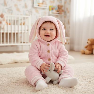 BM4160P Bunny ears pram suit ( 3-12 month)