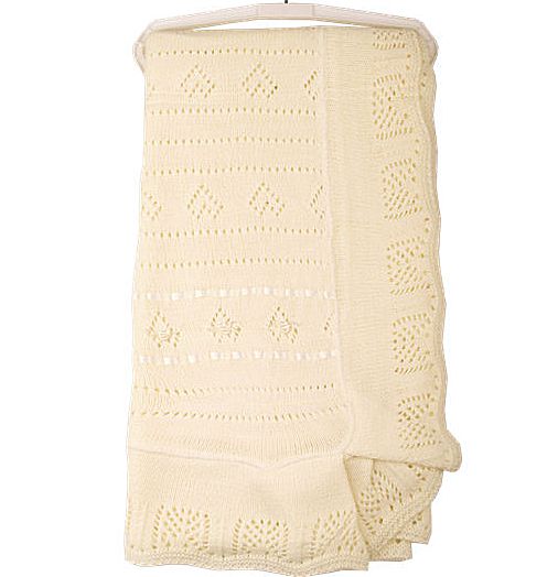 BO5166  Crochet Shawl Ivory 