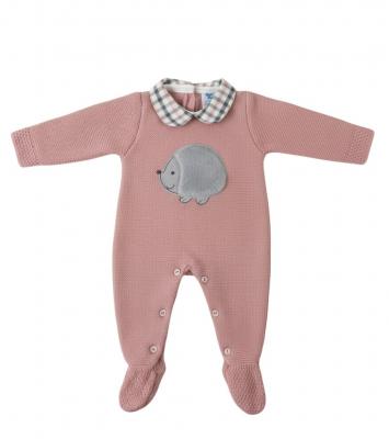 BO8050DP Hedgehog Long Romper (0-9 months)