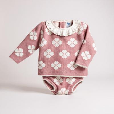 BO8062DP Double Knit Shamrock Jam Pant Set (0-9 months)