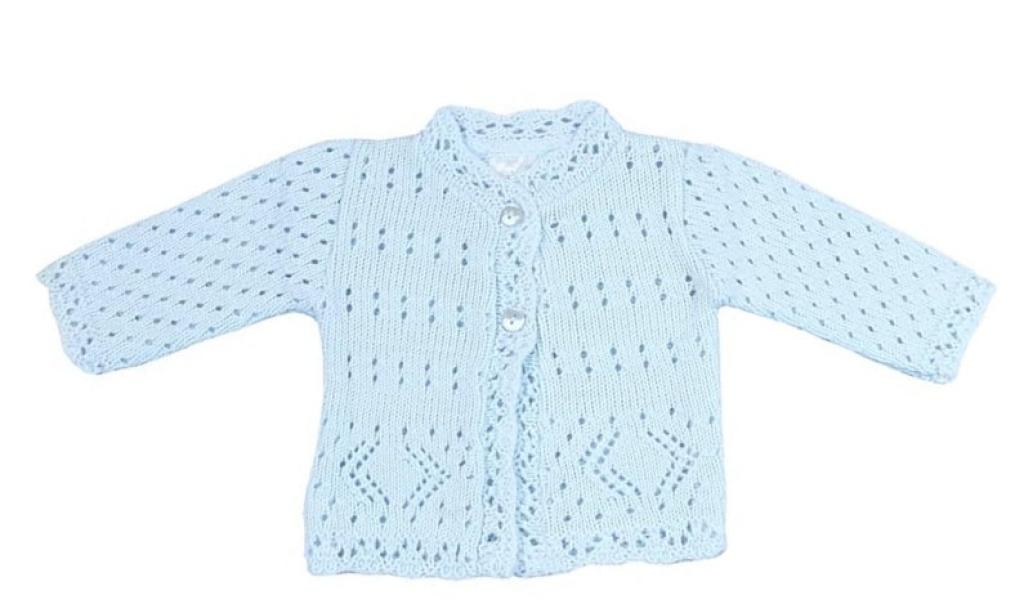 Bee Bo MC855 0-12 50297111622826 BO855-S Sky Blue ONLY Cardigan (0-9 months)