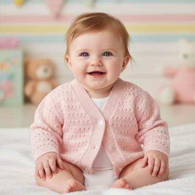 BOC2-P  Pink Cardigan  (0-12 months)