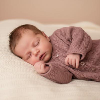 BOLBWMC900DP Dusky Pink Cable Cardigan (3-8 lbs)