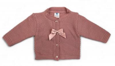 BOMC7033DP   Bow cardigan  ( 0-9 months)