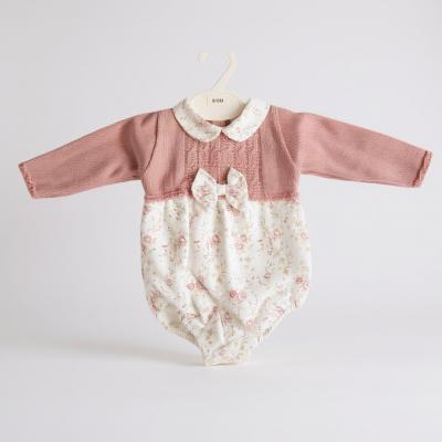 BOMC8016-DP Classic Rose Romper (0-9 months)
