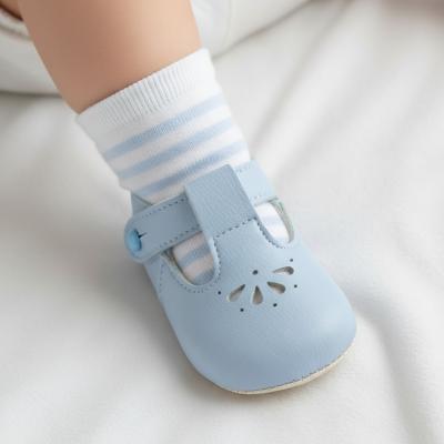 BP617S   Sky Blue Matte Pre-Walker Shoe  (0-3)