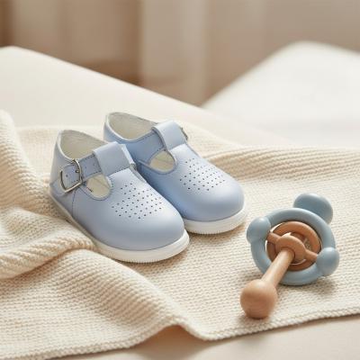BPH501-S  Sky Blue Matt First Walker Shoes  (last few 5-6)