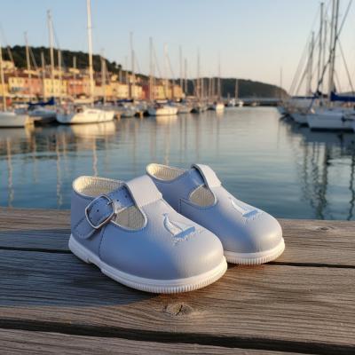BPH512-SS  "Yacht" Sky /Sky First Walker Shoes  (SIZE 3 ONLY)