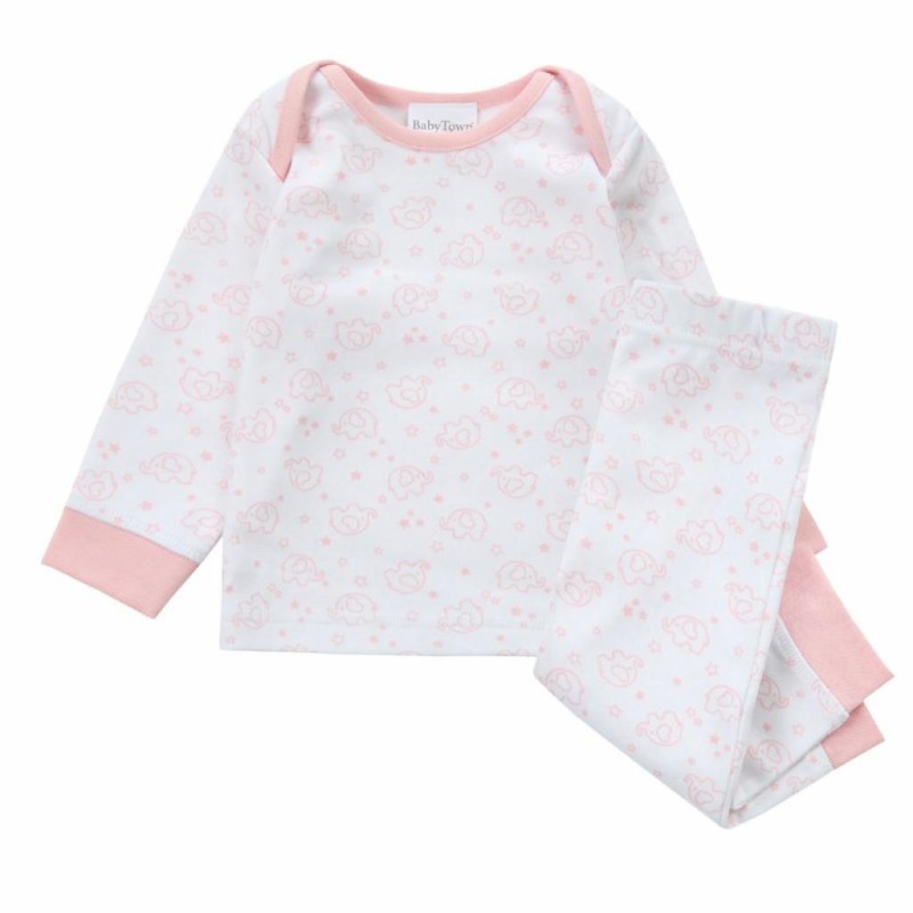 Baby Town 15C625/6-24 5056188248524 BT15C625-6-24 Elephant Print Pyjama (6-24 months)