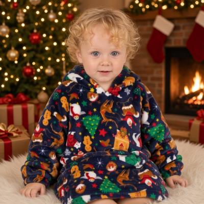 BT18C1139 Christmas Hoodie/Dress (18m -3 year)