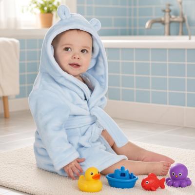 BT18C205A-06 Sky Blue Dressing Gown (0-6 months)