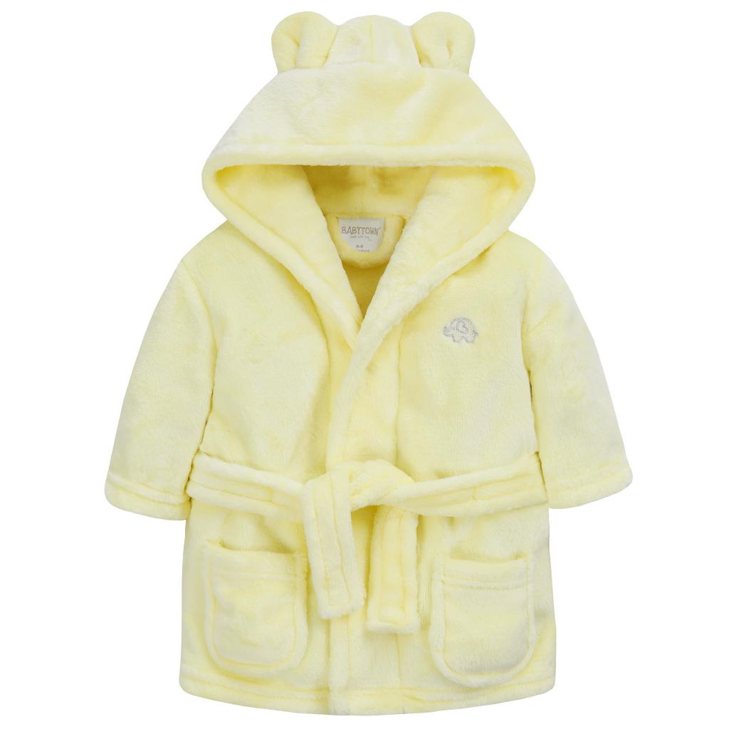 Baby Town 18C716 5056188238662 BT18C716A Yellow Dressing Gown (0-6 months)