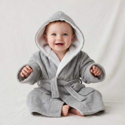 BT18C799g  Moon and Stars Dressing Gown  ( 6-24 months)