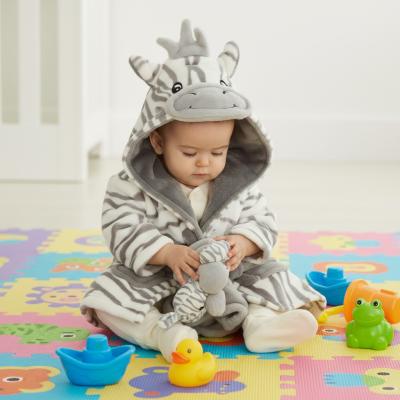 BT18C829-6-24 Zebra Dressing Gown (6-24 months)
