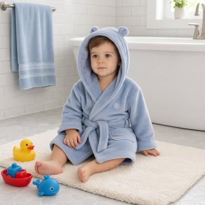 BT18C853DB-624 Dusky Blue Dressing gown (6-24 months)