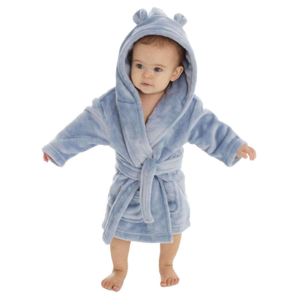 Baby Town 18C853/6-24 5056188246681 BT18C853 Dusky Blue Dressing gown (6-24 months)