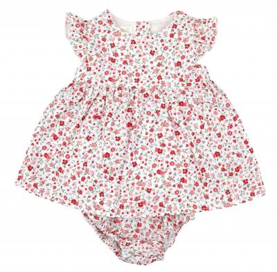 Babybol Barcelona 141202 8434295711709 BY141202PF "Floral" Dress Set (3-12 months)