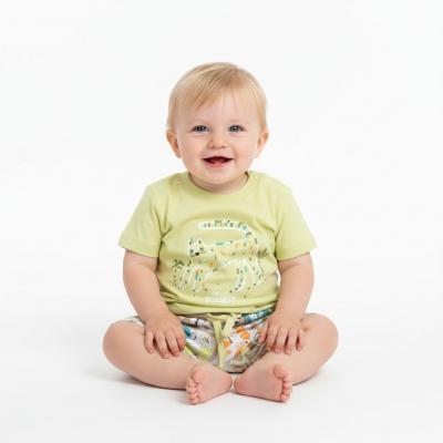 BY142022G "ABC Animals" Shorts Set (12-24 months)