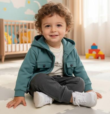 BY2615 Honey comb top, shirtand trousers ( 6-24 months)