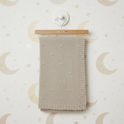 CC112-2037T Taupe Cotton Dot Hanger Wrap