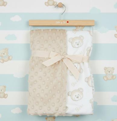 CC112-3002T Taupe Teddy Bear and Dimple Wrap
