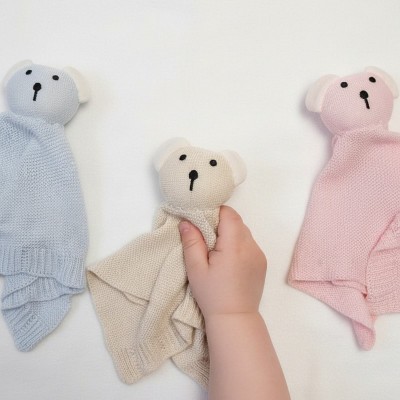 CC25-1283A  Knitted Bamboo "Teddy" Comforter SINGLE  (Choose)