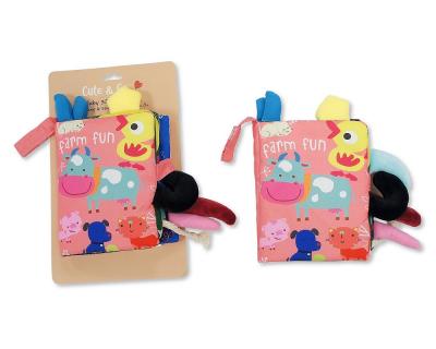 CC25-1462 Taggie Sensory Cloth Book Farm Fun