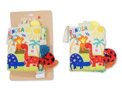 CC25-1464 Taggie Sensory Cloth Book Dinosaur Fun