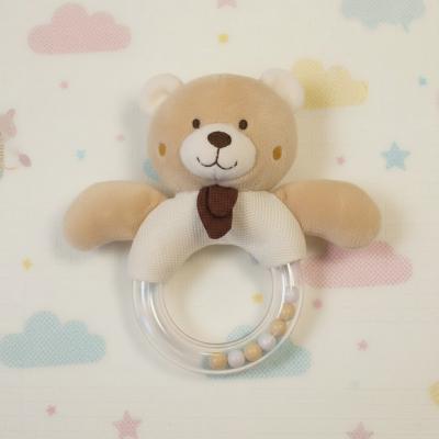 CC26-0012A  Bear Bead Ring Rattle 