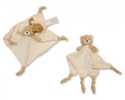 CC26-0013A  Bear Comforter with Rattle SINGLE 