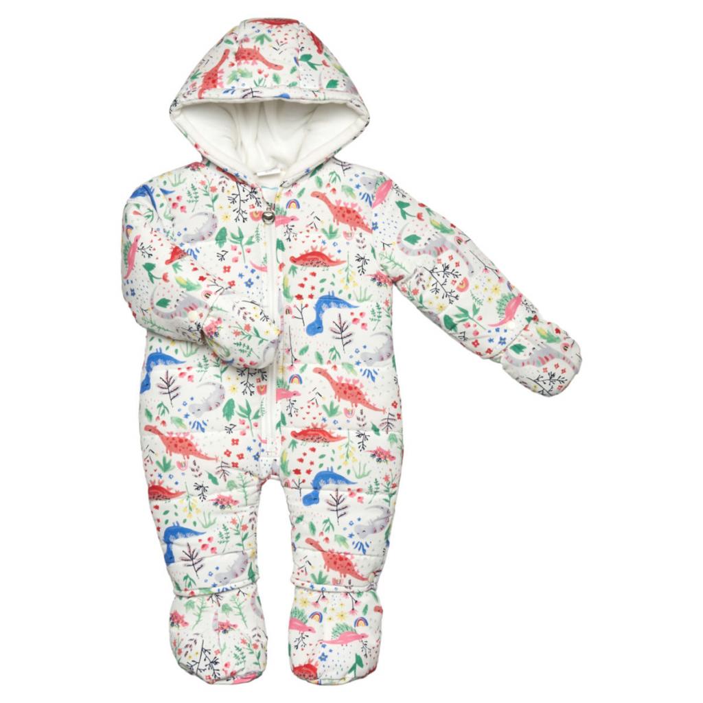 Cutey Couture 04JTC9225 * CC9228 Microfibre Dinosaur snowsuit (0-9 months)