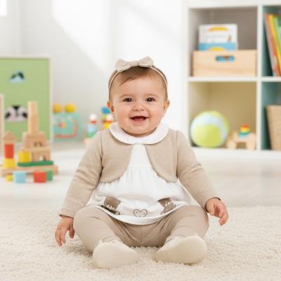 DSYG118C Teddy Velour Two Piece set ( 6-36 months)